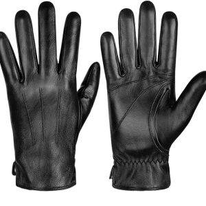 Full Leather Gloves (Black)