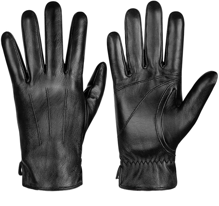 Full Leather Gloves (Black)