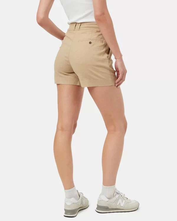 Pleated High Waisted Shorts - Image 2