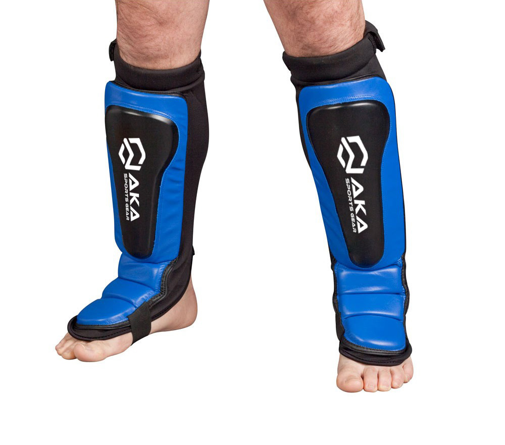 Pro Genuine Leather/Artificial Leather Shin Pad